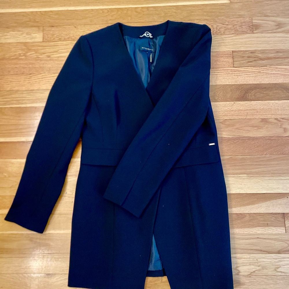 Elegant Black Women's Coat 32” in length